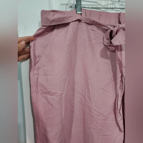 Liz Claiborne Victorian Pink Classic Straight Leg Cropped Pant in Size XXL - Picture 2 of 13